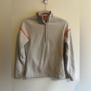 Nike Beige Quarter Zip Golf Sweater XS